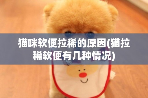 貓咪軟便拉稀的原因(貓拉稀軟便有幾種情況)