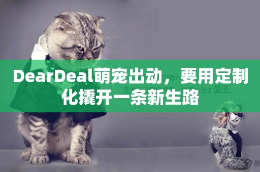 DearDeal萌寵出動，要用定制化撬開一條新生路
