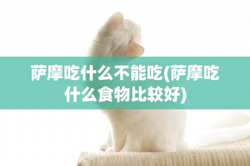 薩摩吃什么不能吃(薩摩吃什么食物比較好)