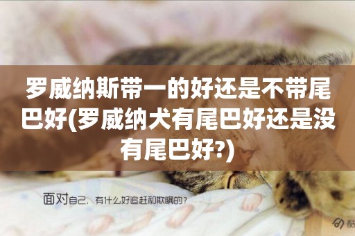 羅威納斯帶一的好還是不帶尾巴好(羅威納犬有尾巴好還是沒有尾巴好?)