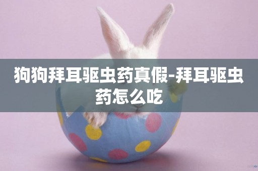 狗狗拜耳驅蟲藥真假-拜耳驅蟲藥怎么吃