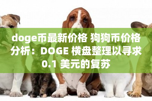 doge幣最新價格 狗狗幣價格分析：DOGE 橫盤整理以尋求 0.1 美元的復蘇 
