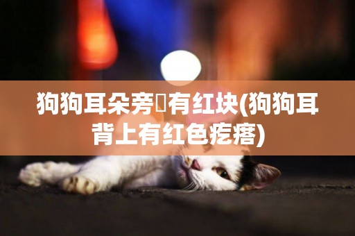 狗狗耳朵旁邊有紅塊(狗狗耳背上有紅色疙瘩)