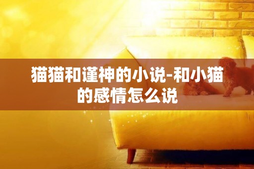 貓貓和謹神的小說-和小貓的感情怎么說