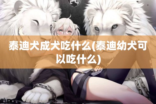 泰迪犬成犬吃什么(泰迪幼犬可以吃什么)