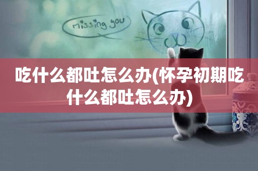 吃什么都吐怎么辦(懷孕初期吃什么都吐怎么辦)