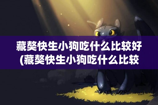 藏獒快生小狗吃什么比較好(藏獒快生小狗吃什么比較好啊)