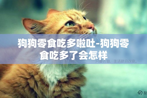狗狗零食吃多啦吐-狗狗零食吃多了會怎樣