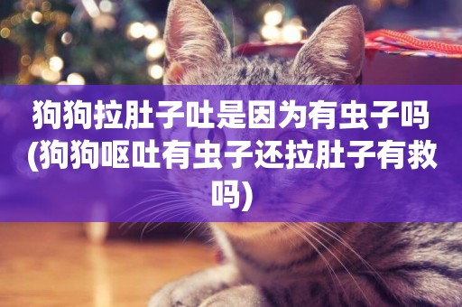 狗狗拉肚子吐是因為有蟲子嗎(狗狗嘔吐有蟲子還拉肚子有救嗎)