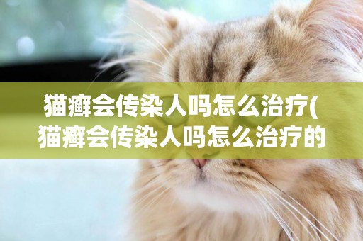 貓癬會傳染人嗎怎么治療(貓癬會傳染人嗎怎么治療的)