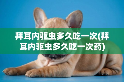 拜耳內驅蟲多久吃一次(拜耳內驅蟲多久吃一次藥)