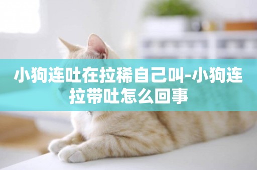 小狗連吐在拉稀自己叫-小狗連拉帶吐怎么回事