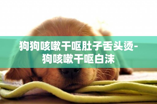 狗狗咳嗽干嘔肚子舌頭燙-狗咳嗽干嘔白沫