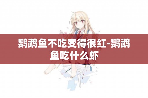 鸚鵡魚不吃變得很紅-鸚鵡魚吃什么蝦
