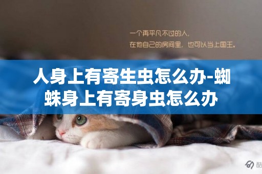 人身上有寄生蟲怎么辦-蜘蛛身上有寄身蟲怎么辦