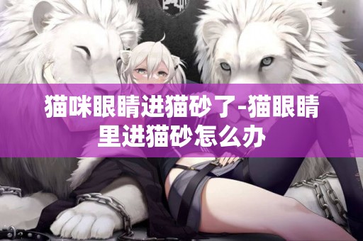 貓咪眼睛進貓砂了-貓眼睛里進貓砂怎么辦