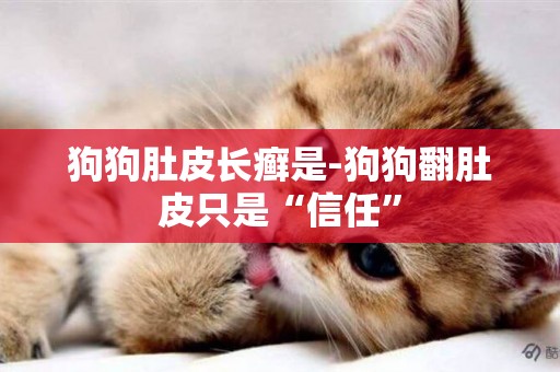 狗狗肚皮長癬是-狗狗翻肚皮只是“信任”
