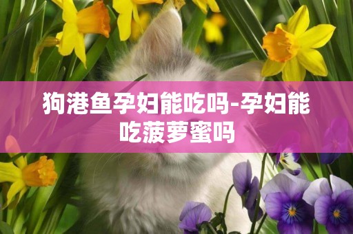 狗港魚孕婦能吃嗎-孕婦能吃菠蘿蜜嗎