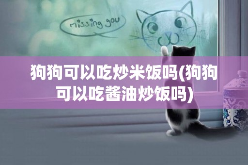 狗狗可以吃炒米飯嗎(狗狗可以吃醬油炒飯嗎)
