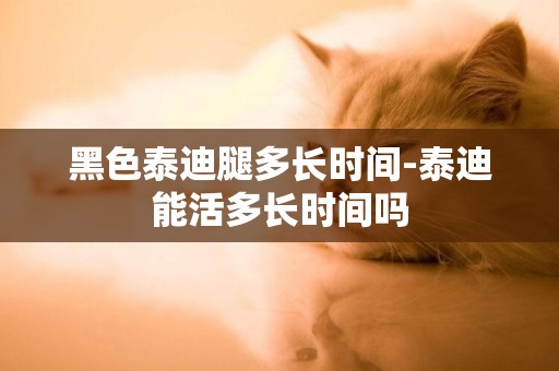 黑色泰迪腿多長時間-泰迪能活多長時間嗎