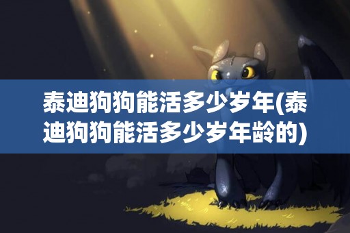泰迪狗狗能活多少歲年(泰迪狗狗能活多少歲年齡的)