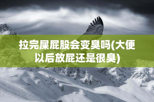 拉完屎屁股會變臭嗎(大便以后放屁還是很臭)
