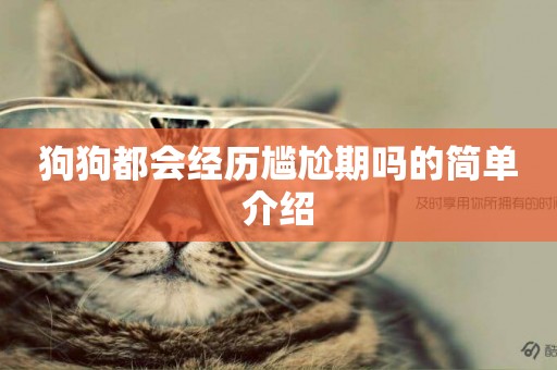狗狗都會經歷尷尬期嗎的簡單介紹