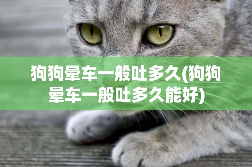 狗狗暈車一般吐多久(狗狗暈車一般吐多久能好)
