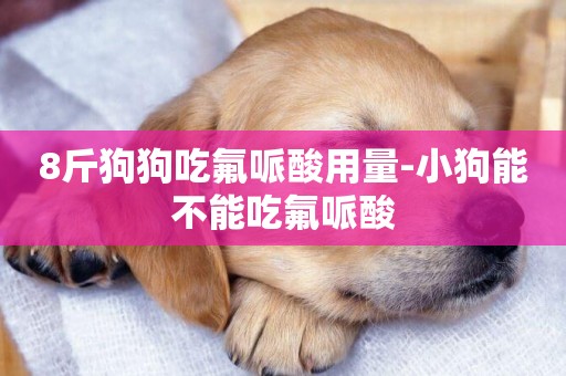 8斤狗狗吃氟哌酸用量-小狗能不能吃氟哌酸