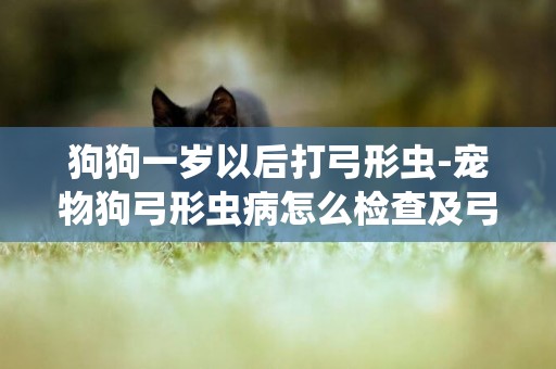 狗狗一歲以后打弓形蟲-寵物狗弓形蟲病怎么檢查及弓形蟲病的預防方法