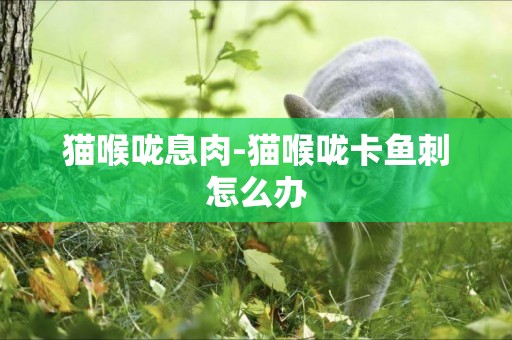 貓喉嚨息肉-貓喉嚨卡魚刺怎么辦