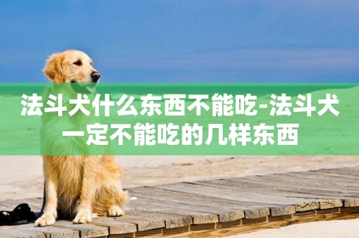 法斗犬什么東西不能吃-法斗犬一定不能吃的幾樣東西