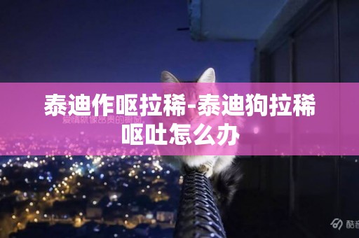 泰迪作嘔拉稀-泰迪狗拉稀嘔吐怎么辦