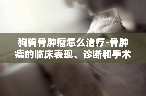 狗狗骨腫瘤怎么治療-骨腫瘤的臨床表現、診斷和手術治療方法