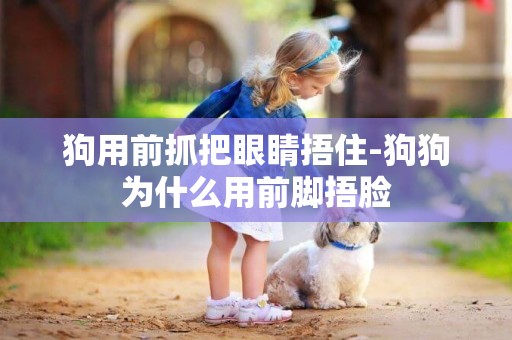 狗用前抓把眼睛捂住-狗狗為什么用前腳捂臉