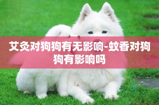 艾灸對狗狗有無影響-蚊香對狗狗有影響嗎