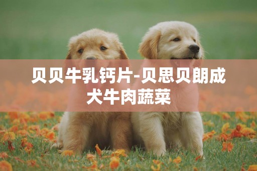 貝貝牛乳鈣片-貝思貝朗成犬牛肉蔬菜