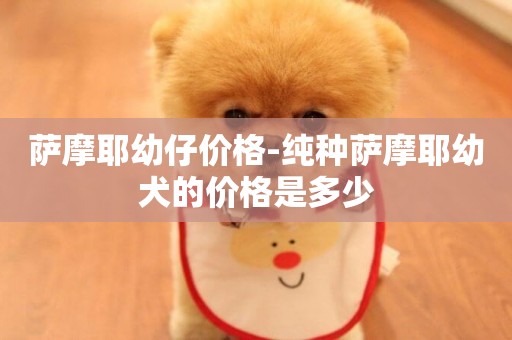 薩摩耶幼仔價格-純種薩摩耶幼犬的價格是多少