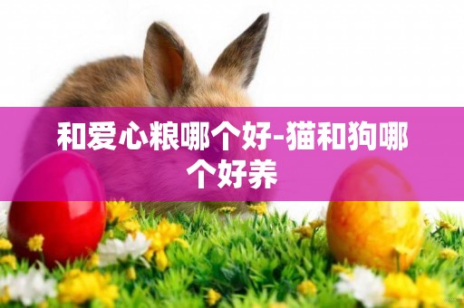 和愛心糧哪個好-貓和狗哪個好養