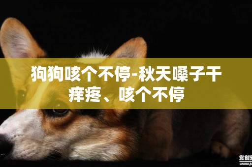 狗狗咳個不停-秋天嗓子干癢疼、咳個不停