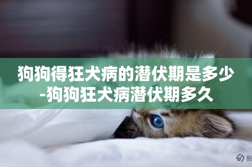 狗狗得狂犬病的潛伏期是多少-狗狗狂犬病潛伏期多久