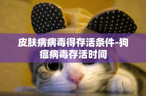 皮膚病病毒得存活條件-狗瘟病毒存活時間