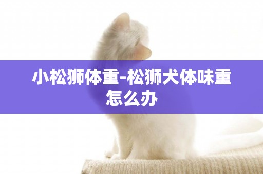 小松獅體重-松獅犬體味重怎么辦