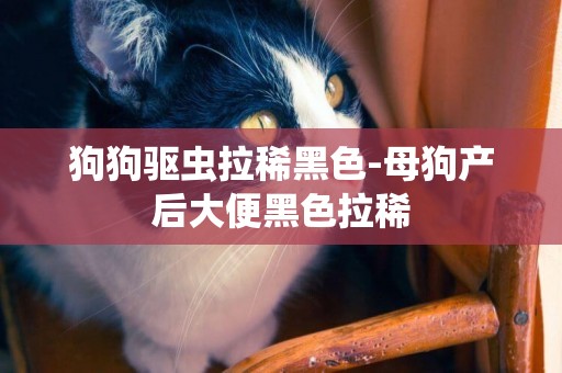 狗狗驅蟲拉稀黑色-母狗產后大便黑色拉稀