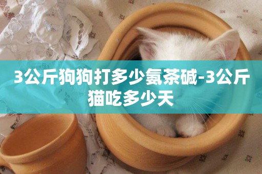 3公斤狗狗打多少氨茶堿-3公斤貓吃多少天