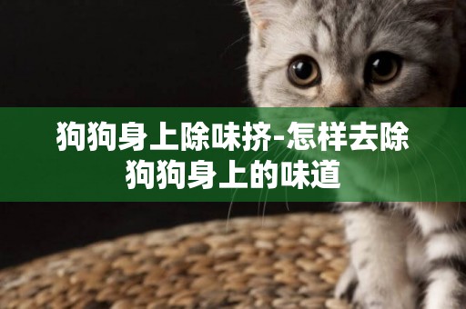 狗狗身上除味擠-怎樣去除狗狗身上的味道