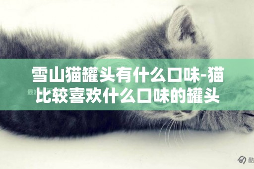 雪山貓罐頭有什么口味-貓比較喜歡什么口味的罐頭