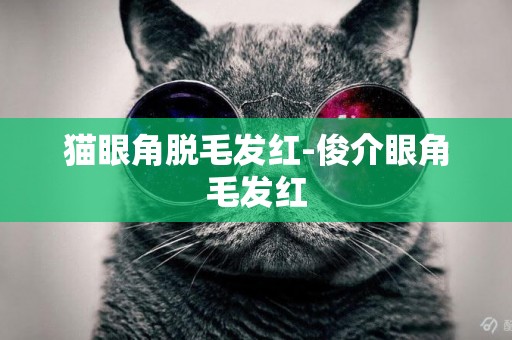 貓眼角脫毛發紅-俊介眼角毛發紅