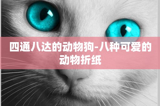 四通八達的動物狗-八種可愛的動物折紙