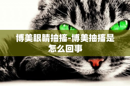 博美眼睛抽搐-博美抽搐是怎么回事